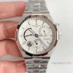 Replica Swiss Vacheron Constantin Overseas Watch Stainless steel White Dial 42mm